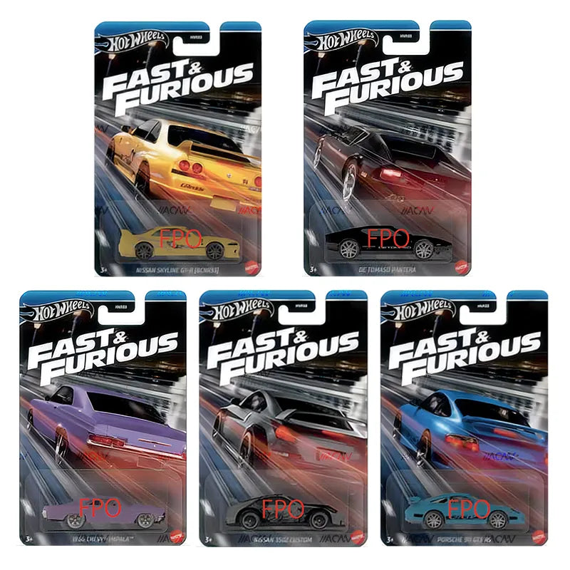 Hot Wheels fast and furious complete set authentic