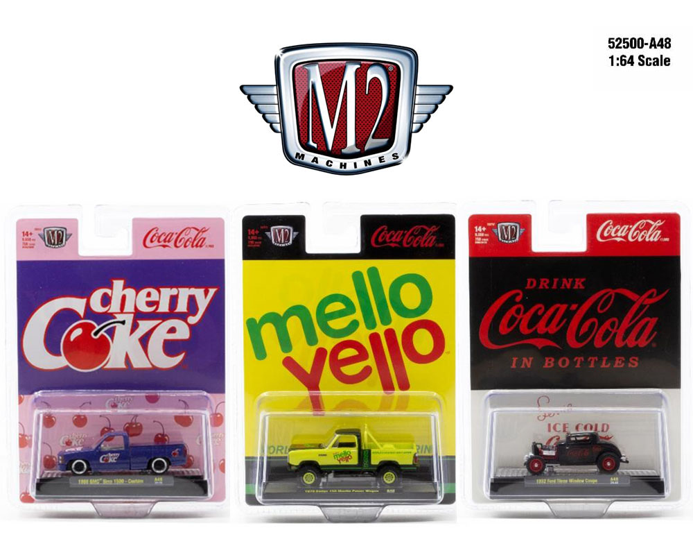 M2 Machines Cherry Coke 1/750 and mainline sale