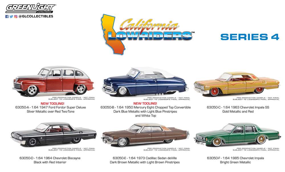 Greenlight 1:64 Diecast California Lowriders Series 4 – Hot Match