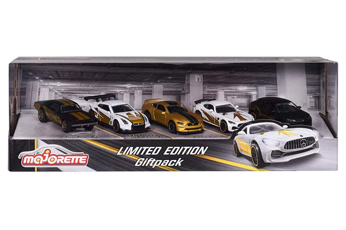 Majorette Limited Edition 9 Play Cars Gift Pack, 5pcs.