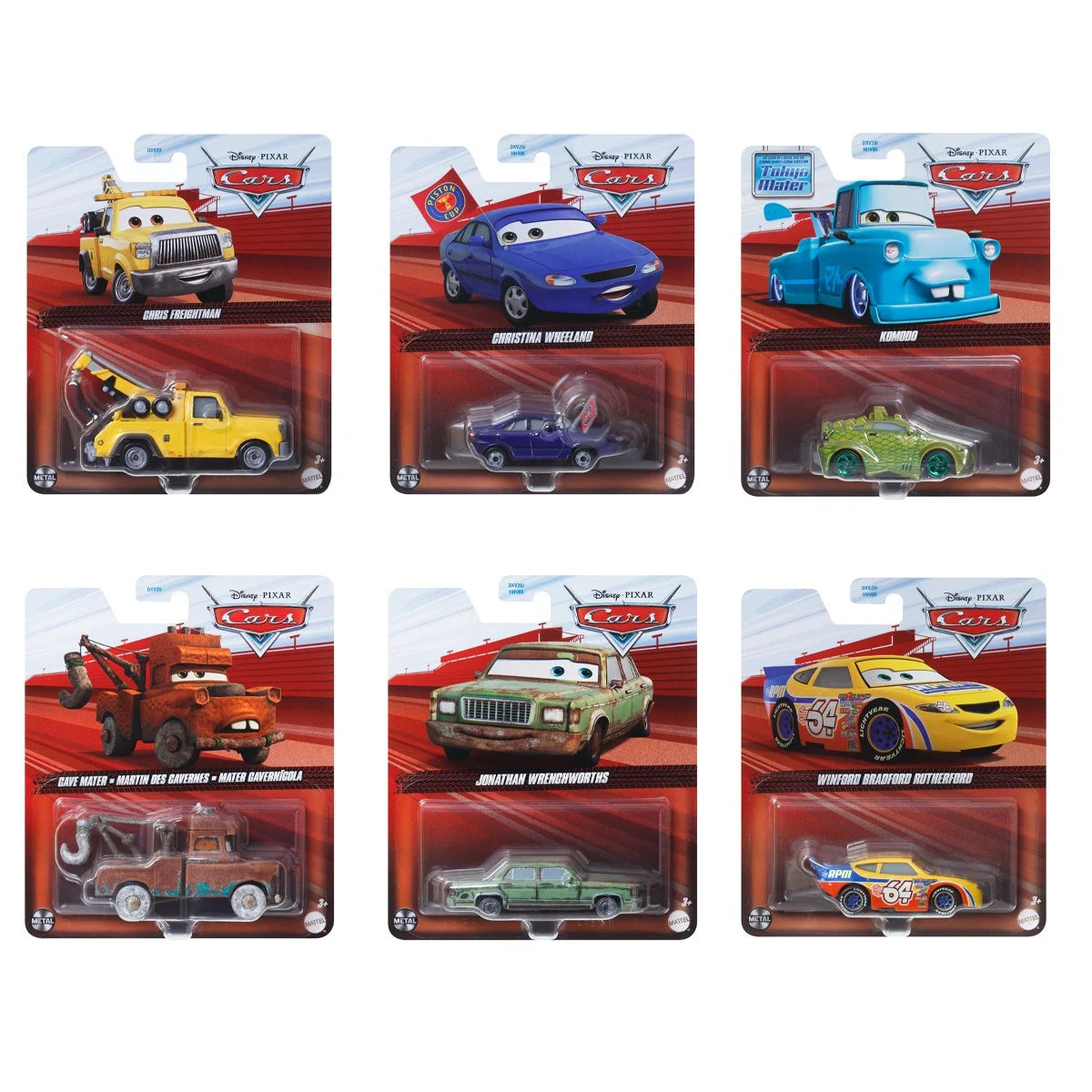 Cars Character Cars 2025 Mix 4R