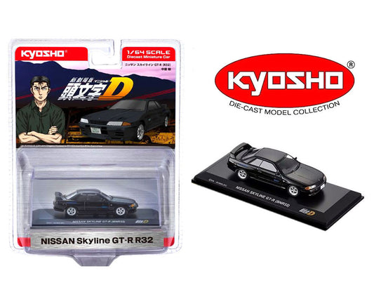 Kyosho 1:64 Initial D Nissan Skyline GT-R (BNR32) – Black – Limited Edition