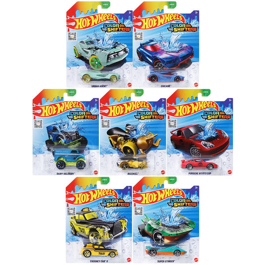 Hot Wheels Color Shifters 1:64 Vehicle 2025 Mix 2B Case of 10