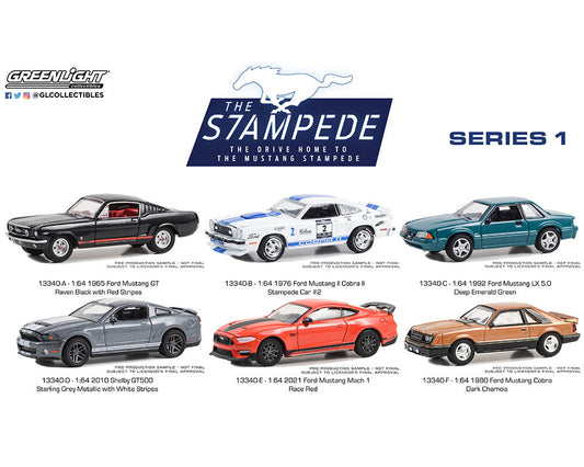 Greenlight 1:64 The Mustang Stampede Series 1