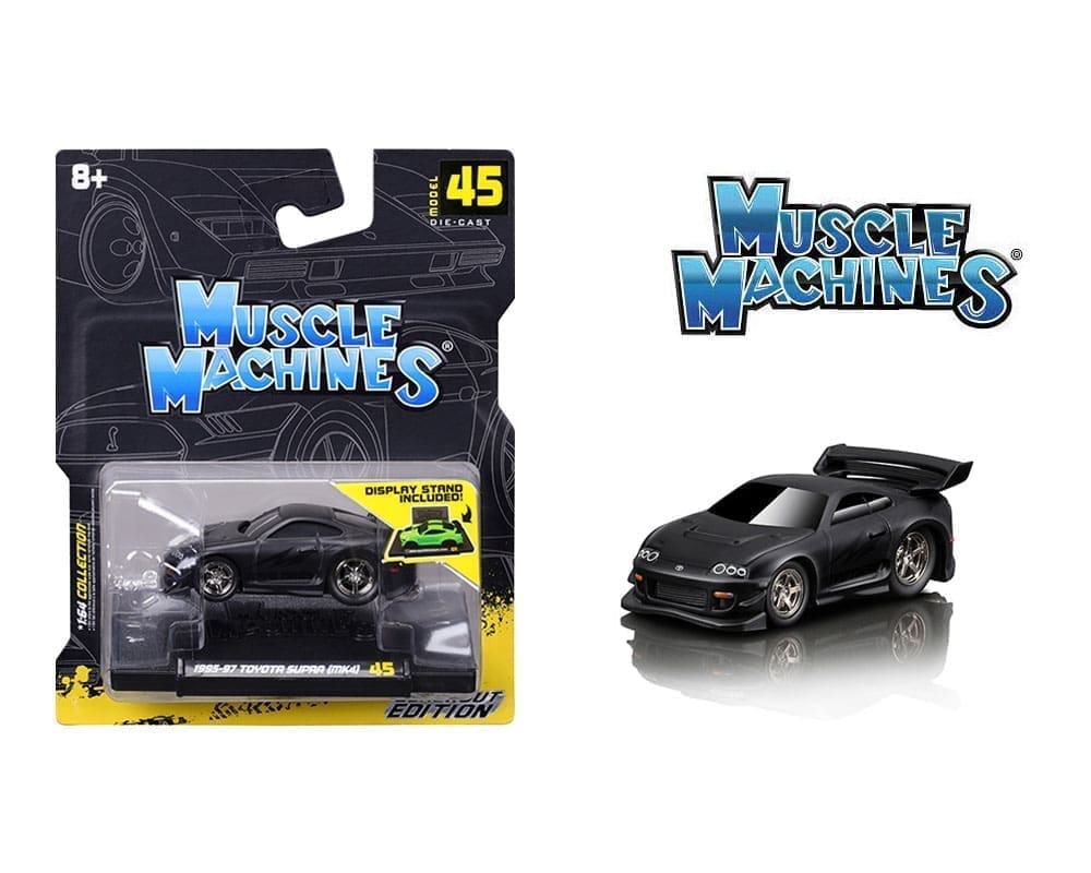 Muscle Machines 1:64 1995-97 Toyota Supra MK4 – Blackout Edition – Series 8 #45