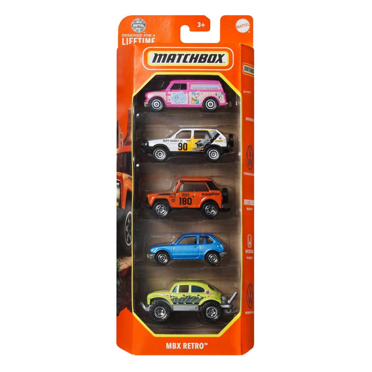 Matchbox Car Collection 5-Pack 2024 Mix 6Z Vehicle