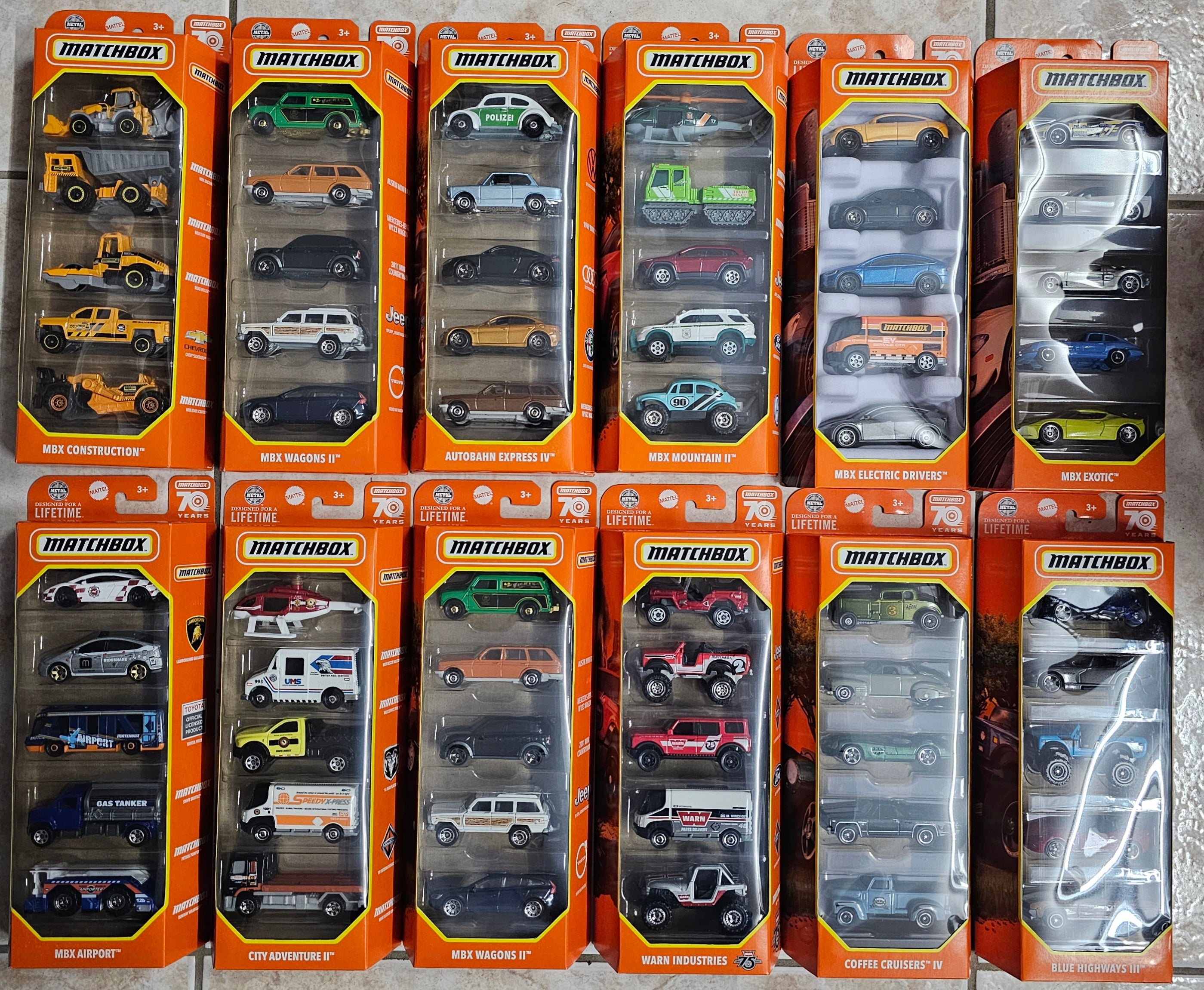 Matchbox Car Collection 5-Pack 2023 Mix 3 (M)