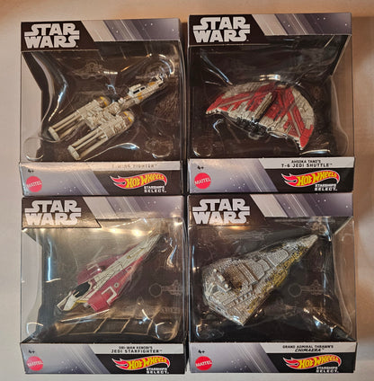 Star Wars Hot Wheels Starships Select 1:50 Scale 2025 Wave 1T