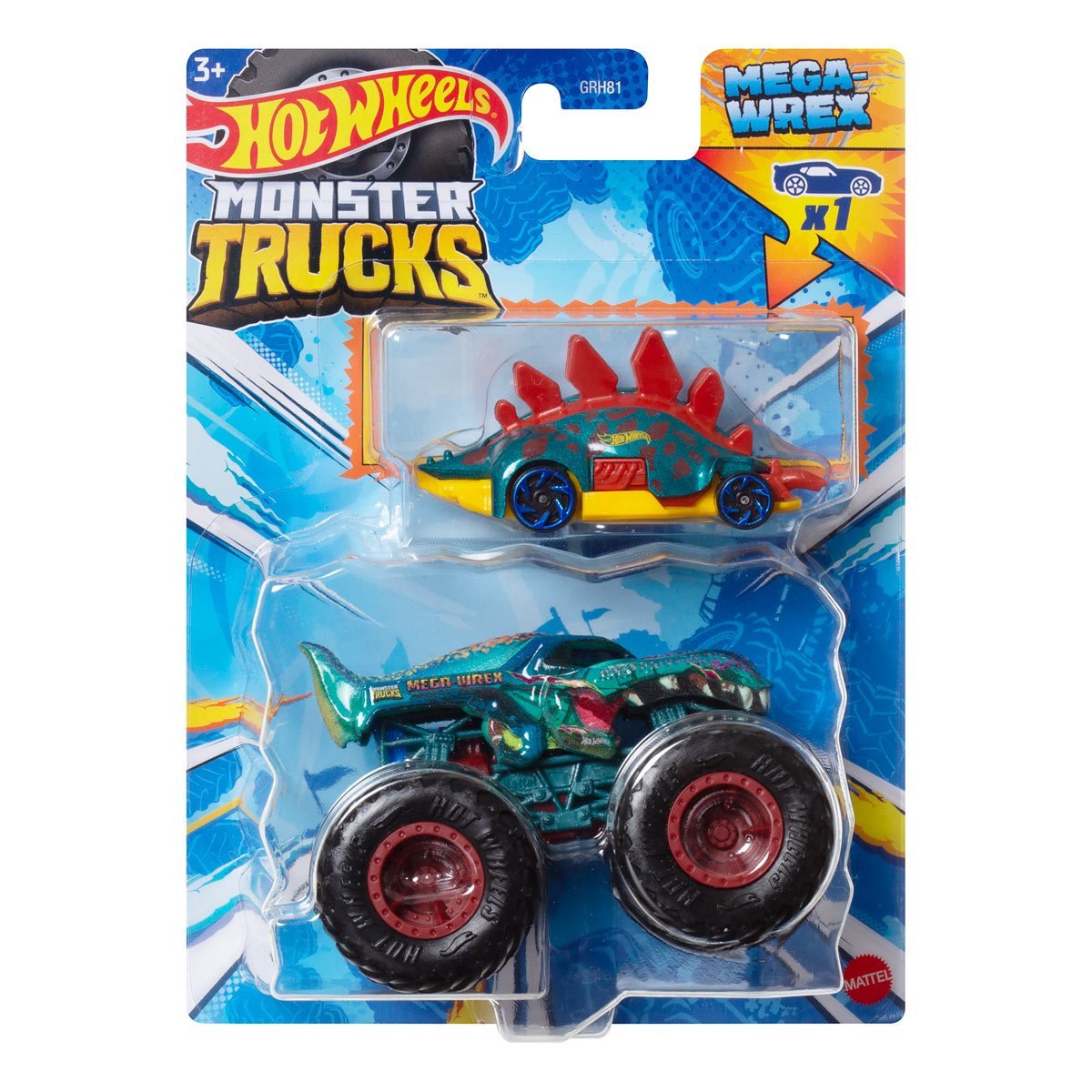 Hot Wheels Monster Trucks Bone Shaker, Black/Red Toy