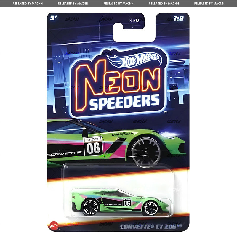 Hot Wheels Neon Speeders 2024 Mix 2 C Hot Match Collectables