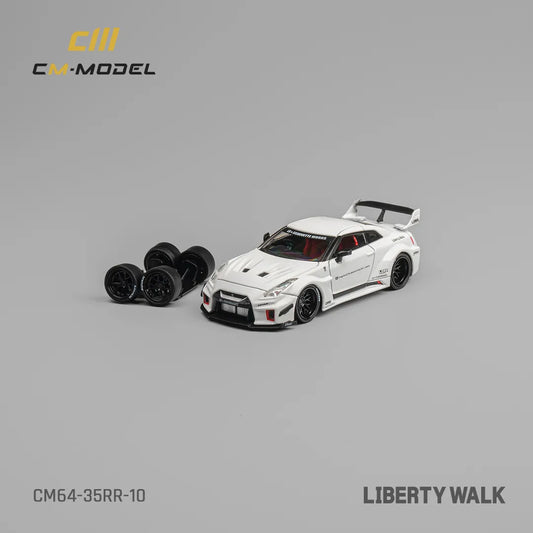 CM Model 1/64 - Nissan LBWK Super Silhouette 35GT-RR White