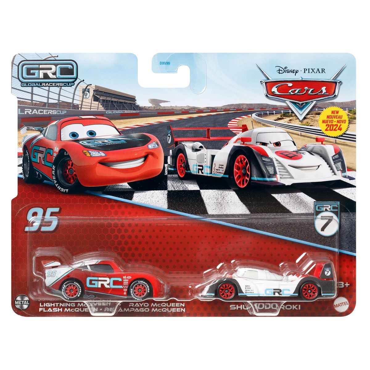 Cars Character Car Vehicle 2-Pack 2024 Mix 4Y