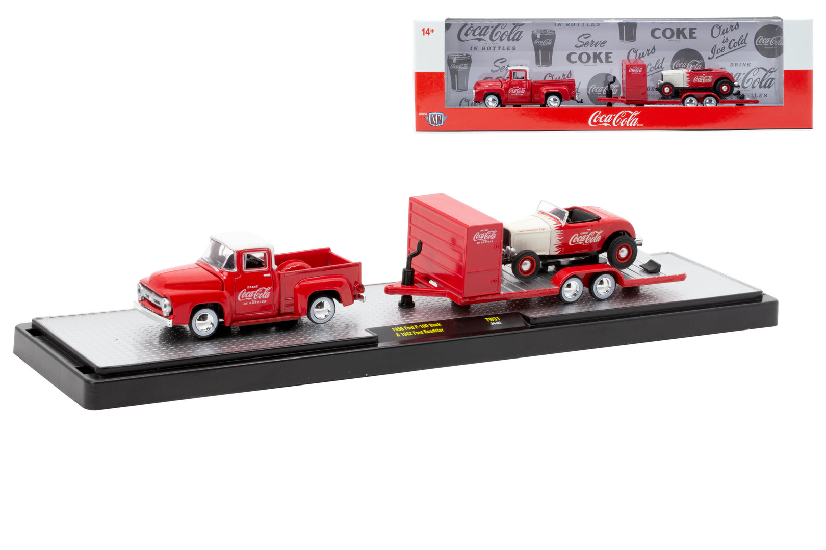 M2 Machines 1 64 Auto Haulers Coca Cola Release TW31 Hot Match Collectables