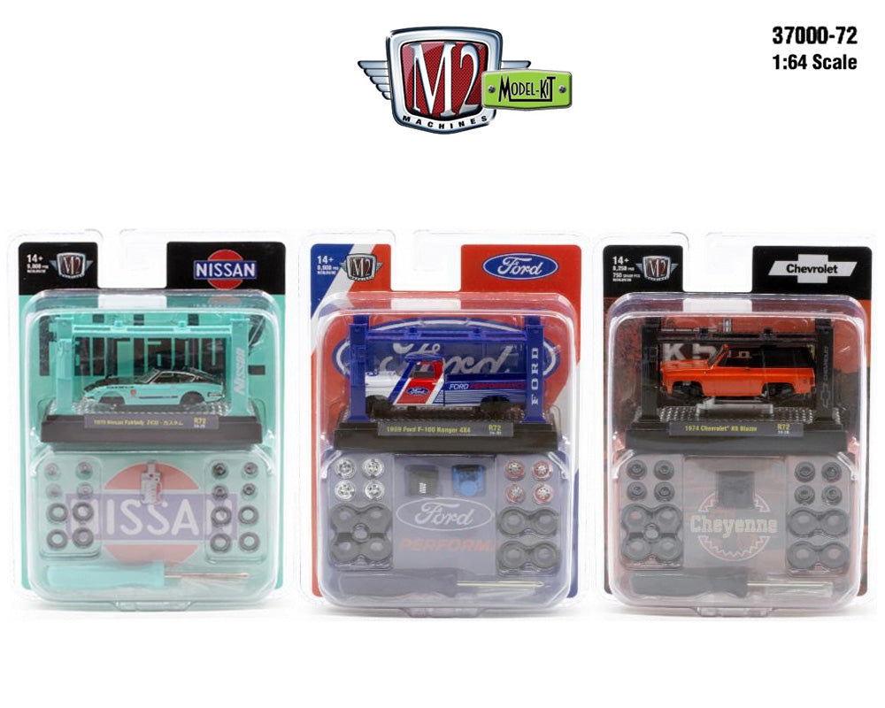 M2 Machines 1:64 Model-Kit Release 72 Assortment