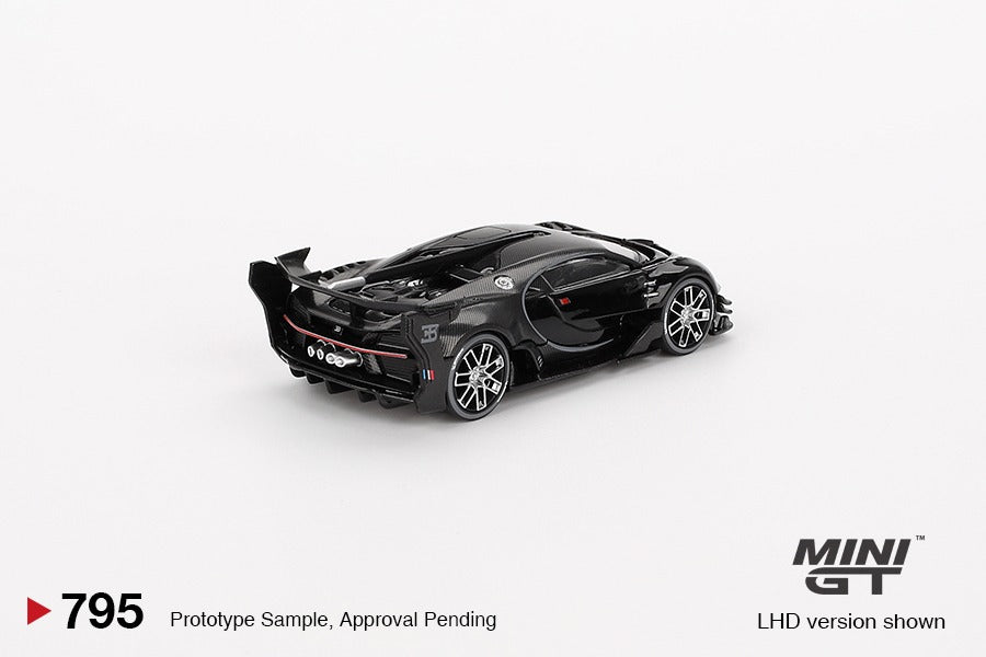 Mini GT Bugatti Vision Gran Turismo Black