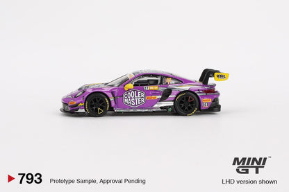 Mini GT 1:64 Porsche 911 GT3 R #27 HubAuto Racing 2023 FIA GT World Cup 70th Macau Grand Prix