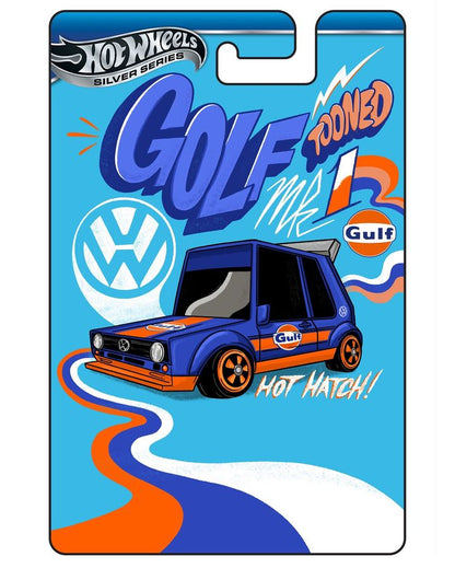 Hot Wheels Silver Series 2025 Themed Automotive Mix 2L - Gulf Tooned