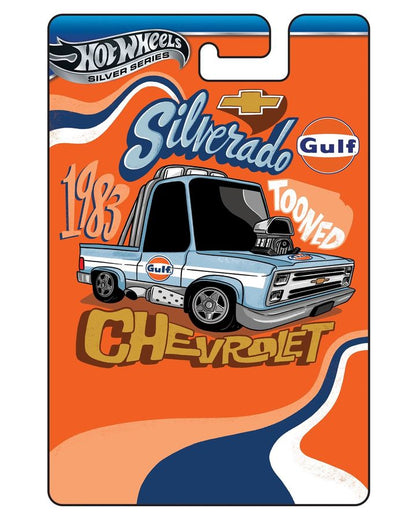 Hot Wheels Silver Series 2025 Themed Automotive Mix 2L - Gulf Tooned