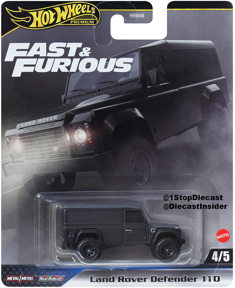 Hot Wheels Premium 2024 Fast & Furious - Mix 5 (J)