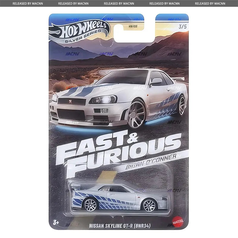 Hot Wheels Fast & Furious Themed Assortment 2025 Mix 1H - Brian O'Conner