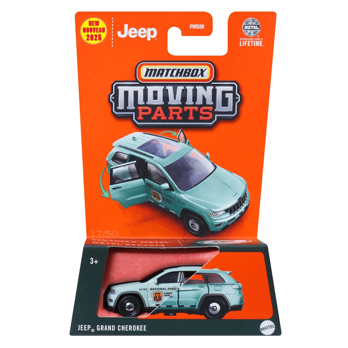 Matchbox Moving Parts 2025 Mix 1A Vehicles