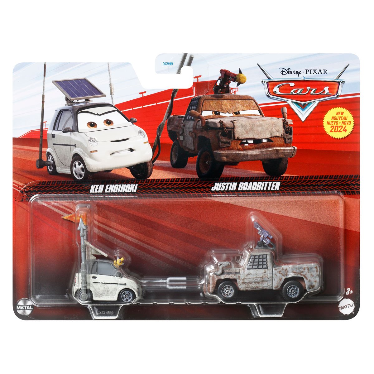 Cars Character Car Vehicle 2-Pack 2024 Mix 4Y