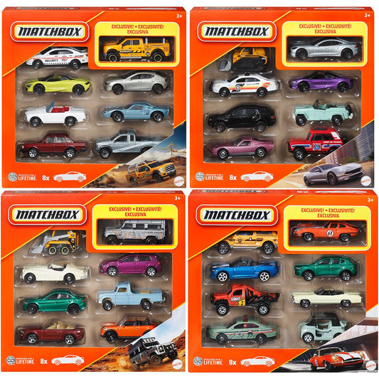 Matchbox 1:64 Scale 2025 Wave 2E Die-Cast Vehicle 8-Pack