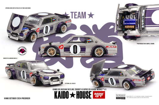 Mini GT x Kaido House Nissan Skyline GT-R (KPGC10) Kaido Works V1