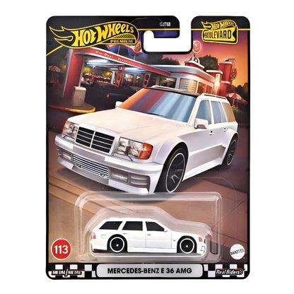 Hot Wheels Boulevard Mercedes-Benz E 36 AMG White Wagon