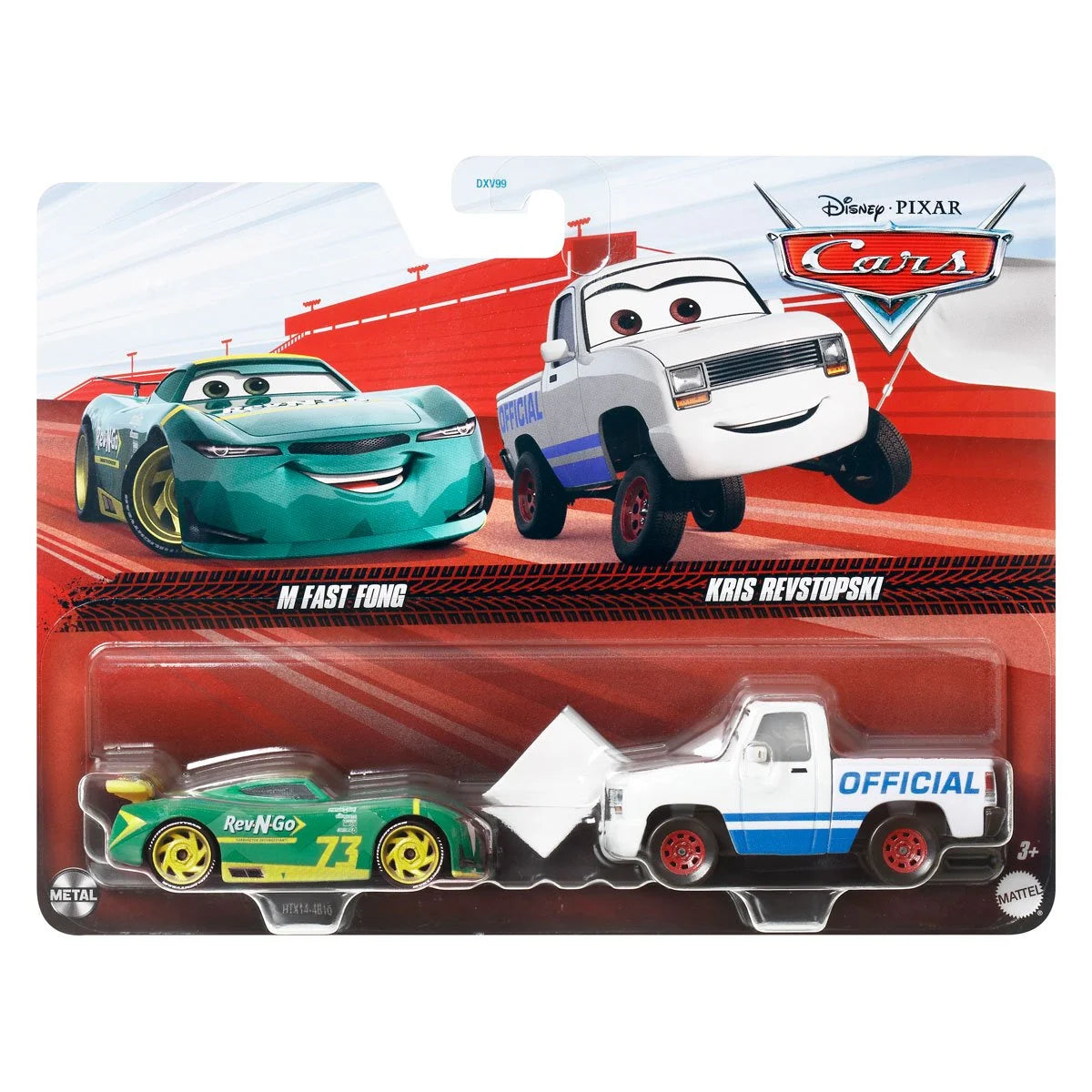 Cars Character Car Vehicle 2-Pack 2024 Mix 4Y