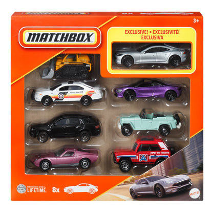 Matchbox 1:64 Scale 2025 Wave 2E Die-Cast Vehicle 8-Pack