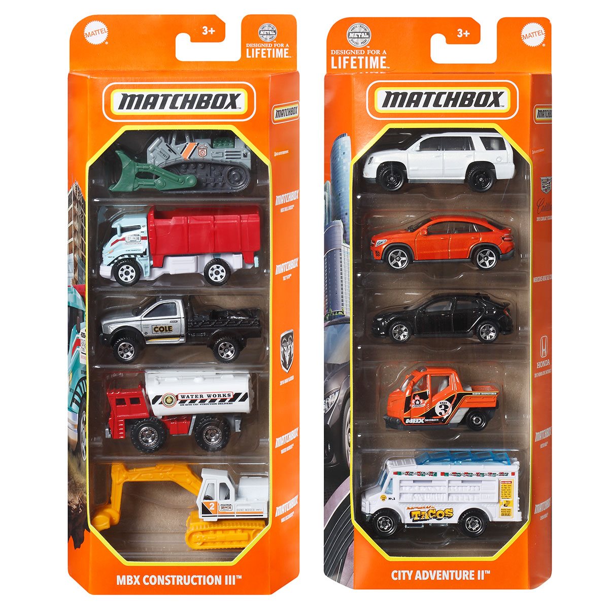 Matchbox Car Collection 5-Pack 2024 Mix 5Y Vehicle