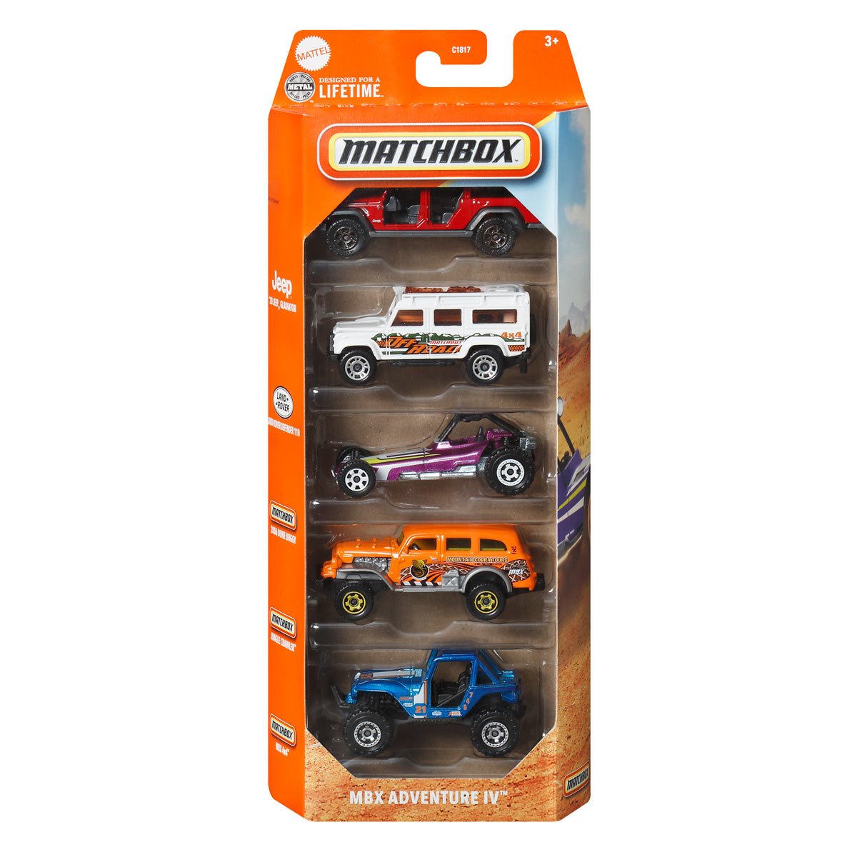 Matchbox Car Collection 5-Pack 2025 Mix 2B