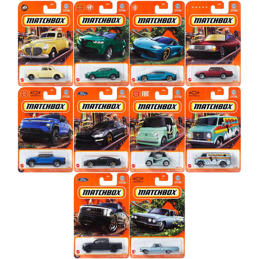 Matchbox Car Collection 2024 Mix 12M Vehicles Long Card