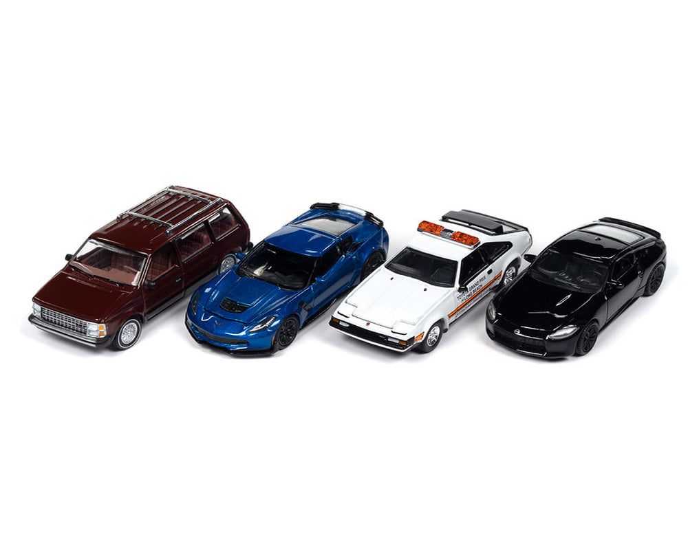 Auto World 1:64 2024 Release 2 Assortment Version B – Premium 2024 - Set of 4