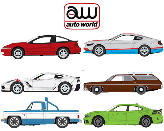 Auto World 1:64 Premium 2024 Release 3 Version A Set