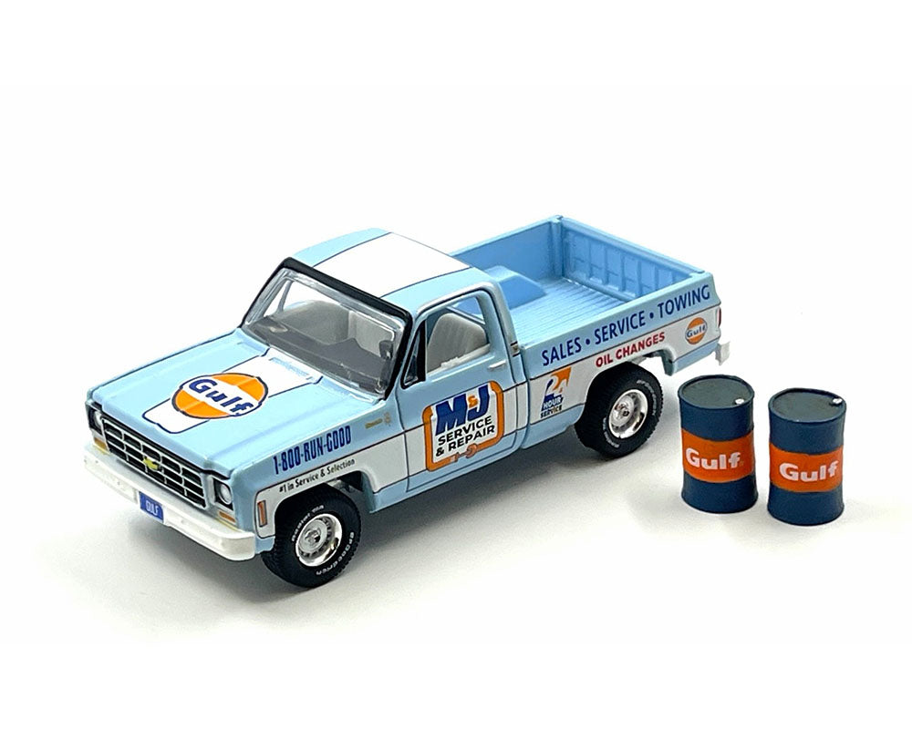 Auto World 1:64 1978 Chevrolet C10 Gulf Oil 2023 New York Toy Fair Special Limited – Mijo Exclusives