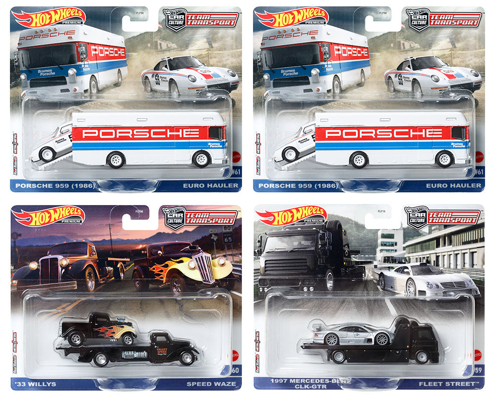 Hot Wheels 1:64 Team Transport 2023 W Case