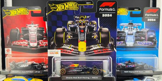 Hot Wheels 1:64 F1 Racing Premium F Assortment – Red Bull, Alpine and Haas Formula 1 2025