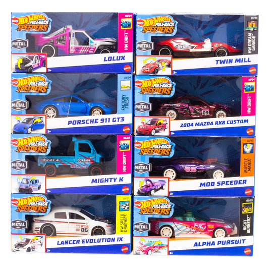 Hot Wheels Pull Back Speeders 2024