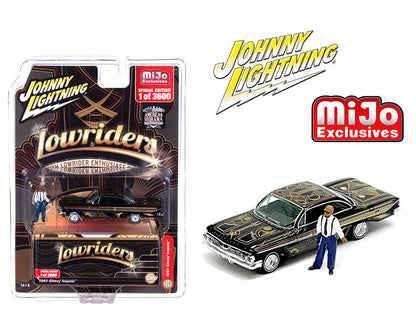 Johnny Lightning 1:64 Lowriders 1961 Chevrolet Impala with American Diorama Figure Limited 3,600 Pieces – Mijo Exclusives