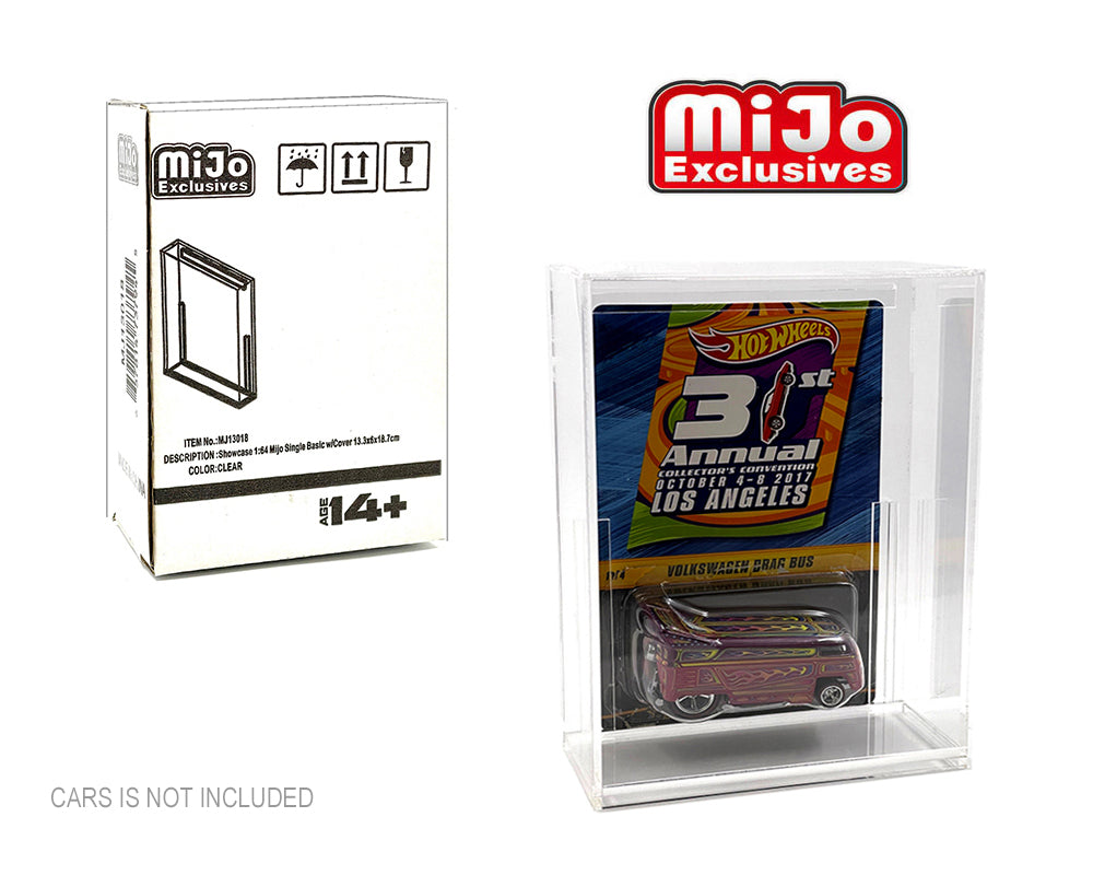 Showcase 1:64 Basic Redline Collector Single Display Case (5.25″x2.5″x7.5″) – Mijo Exclusives