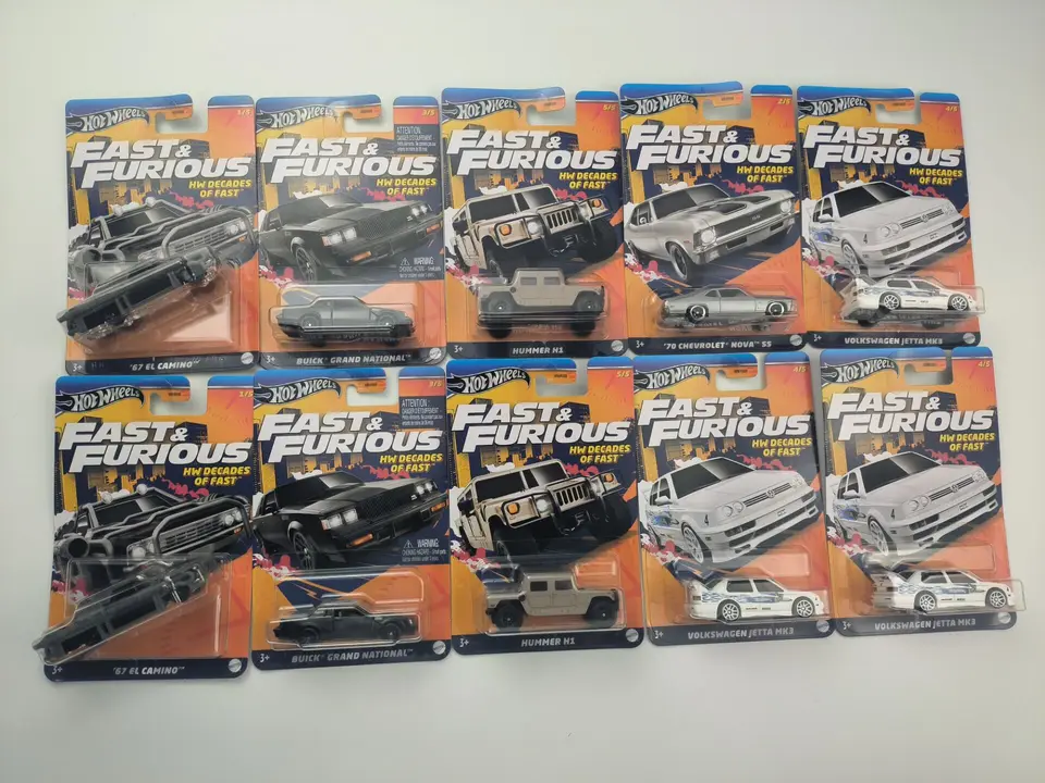 Hot Wheels Fast & Furious Themed 2024 - Mix 5E "Decades of Fast"