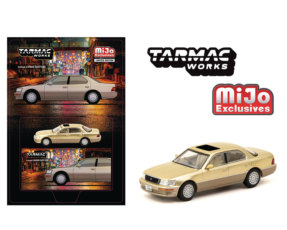 Tarmac Works 1:64 Lexus LS400 – Champagne Beige Metallic – Global 64