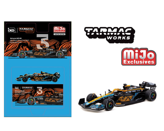 Tarmac Works 1:64 McLaren MCL36 Abu Dhabi Grand Prix 2022 Daniel Ricciardo F1