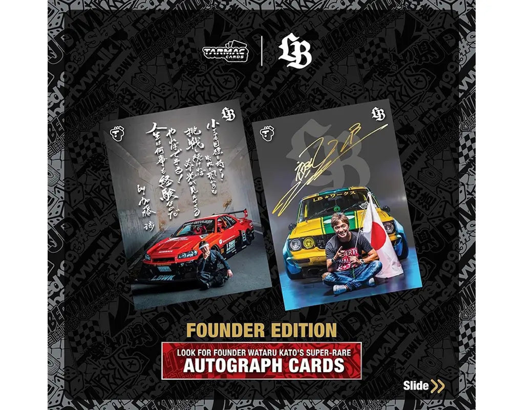 Tarmac Cards Liberty Walk Collectible Trading Cards Volume 1 (5-Card Packs) – Limited Edition