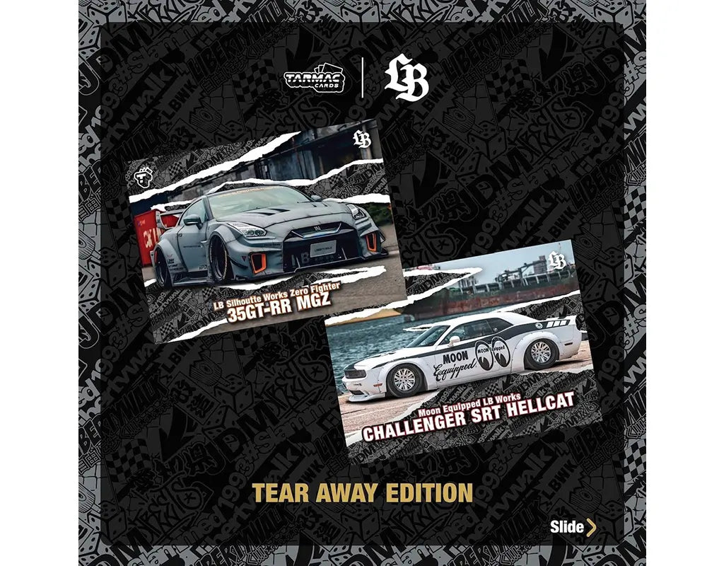 Tarmac Cards Liberty Walk Collectible Trading Cards Volume 1 (5-Card Packs) – Limited Edition