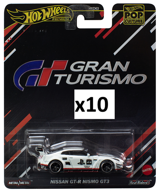 Hot Wheels Nissan GT-R Nismo GT3 - Pop Culture C Case 2024 - Solid Case of 10 - Gran Turismo Skyline