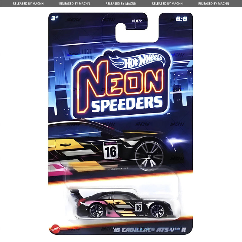 Hot Wheels Neon Speeders 8 car set plus 2 popular extra