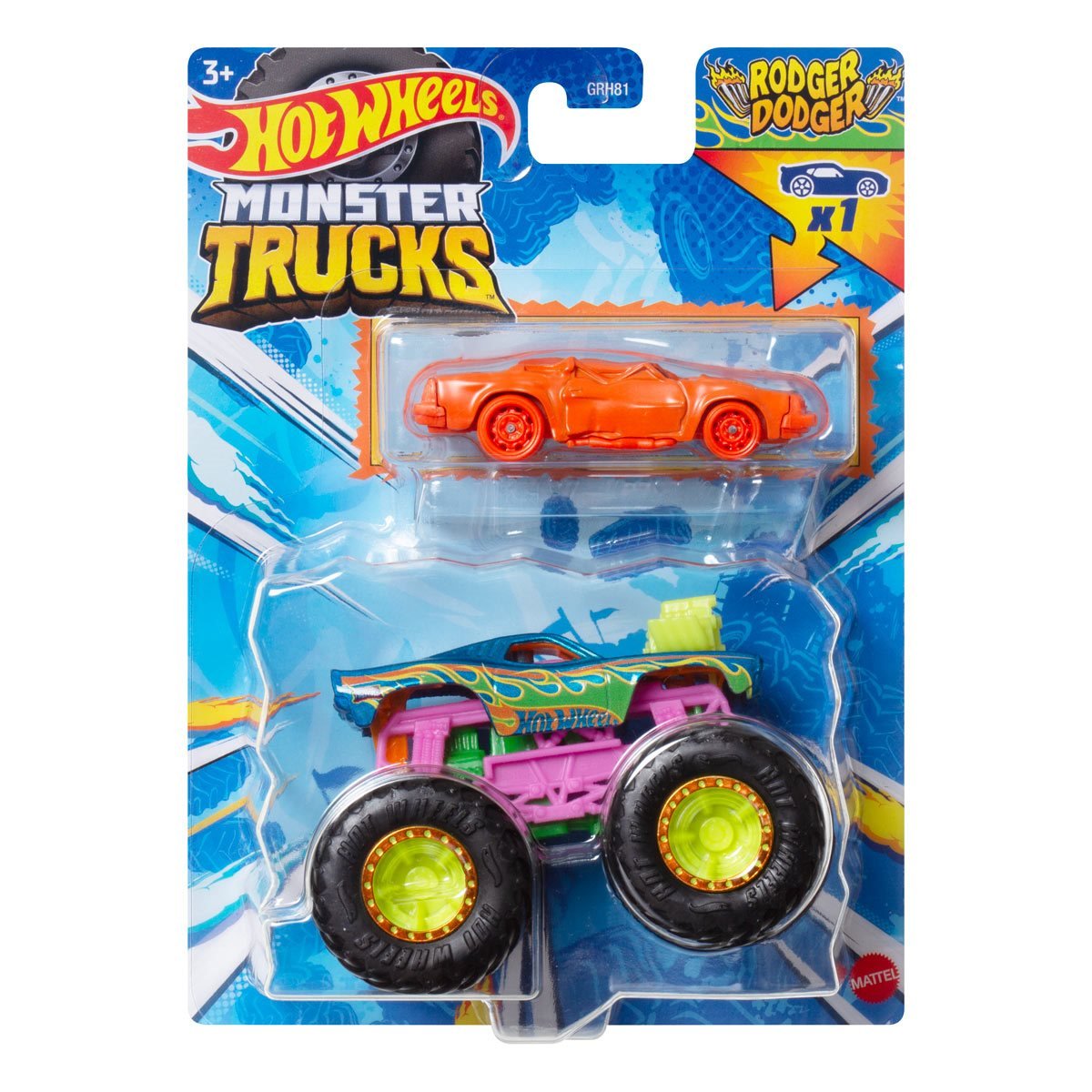 Rodger dodger hot wheels cheap monster truck